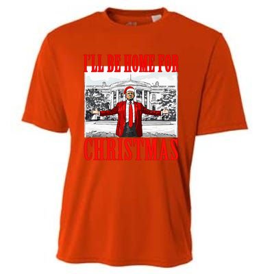 Ill Be Home For Christmas Santa Cooling Performance Crew T-Shirt