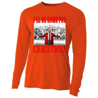 Ill Be Home For Christmas Santa Cooling Performance Long Sleeve Crew