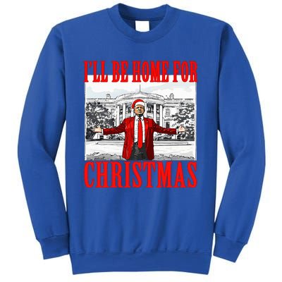 Ill Be Home For Christmas Santa Sweatshirt