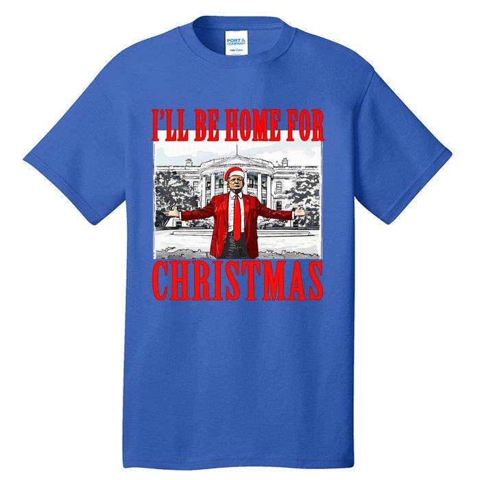 Ill Be Home For Christmas Santa Tall T-Shirt