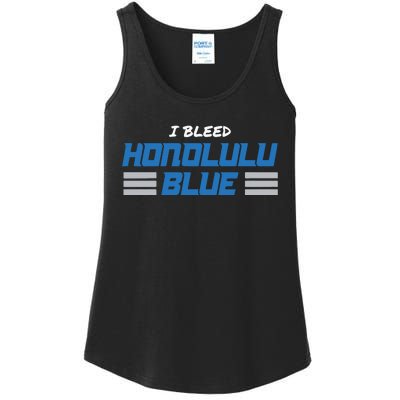 I Bleed Honolulu Blue Ladies Essential Tank