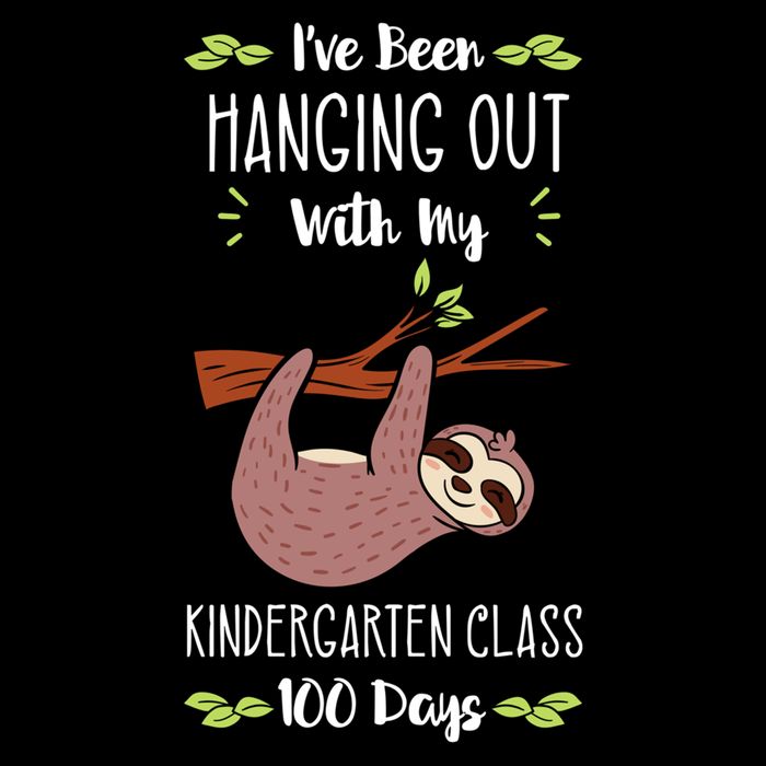 I've Been Hanging Out With My Kindergarten Class 100 Days Cool Gift Sustainable Bucket Hat