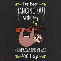 I've Been Hanging Out With My Kindergarten Class 100 Days Cool Gift 11oz C Handle Ceramic Mug