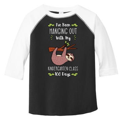 I've Been Hanging Out With My Kindergarten Class 100 Days Cool Gift Toddler Fine Jersey T-Shirt