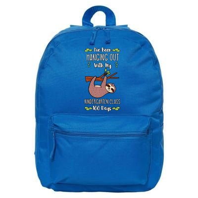 I've Been Hanging Out With My Kindergarten Class 100 Days Cool Gift 16 in Basic Backpack
