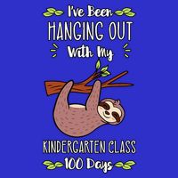 I've Been Hanging Out With My Kindergarten Class 100 Days Cool Gift 16 in Basic Backpack