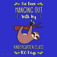I've Been Hanging Out With My Kindergarten Class 100 Days Cool Gift Magnet