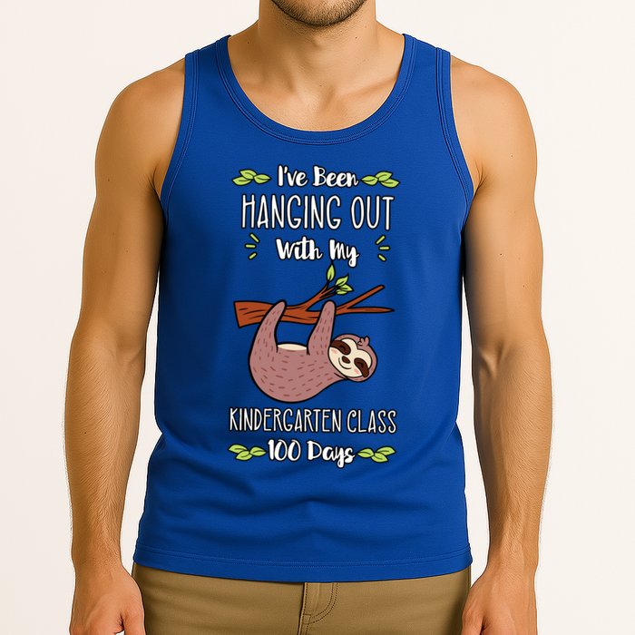 I've Been Hanging Out With My Kindergarten Class 100 Days Cool Gift Tank Top