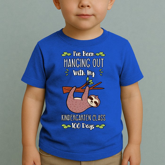 I've Been Hanging Out With My Kindergarten Class 100 Days Cool Gift Toddler T-Shirt