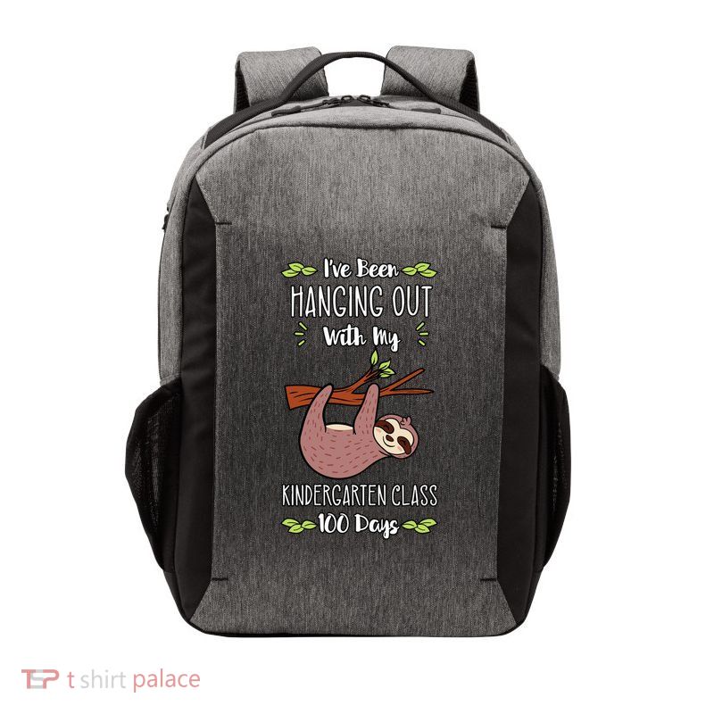 I've Been Hanging Out With My Kindergarten Class 100 Days Cool Gift Vector Backpack