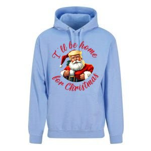 ILl Be Home For Christmas Santa Funny Trump Xmas Gift Unisex Surf Hoodie