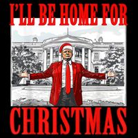 ILl Be Home For Christmas Funny Donald Trump Impact Tech Backpack