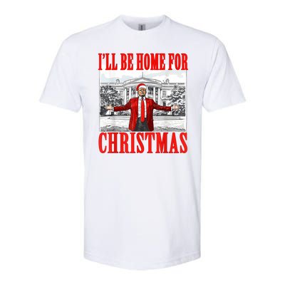 ILl Be Home For Christmas Funny Donald Trump Softstyle CVC T-Shirt