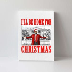 ILl Be Home For Christmas Funny Donald Trump Canvas