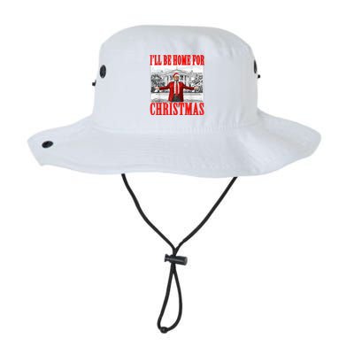 ILl Be Home For Christmas Funny Donald Trump Legacy Cool Fit Booney Bucket Hat