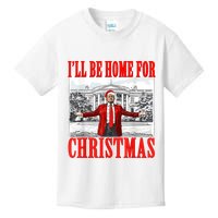 ILl Be Home For Christmas Funny Donald Trump Kids T-Shirt