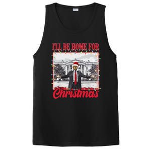 ILl Be Home For Christmas Santa Funny Trump Xmas Pajamas Gift PosiCharge Competitor Tank