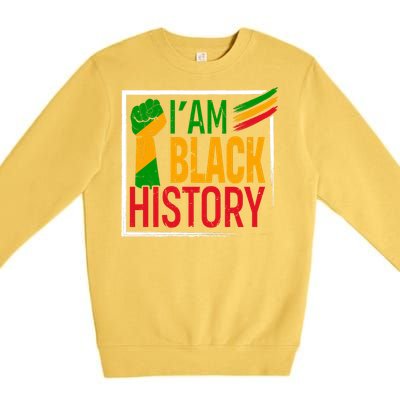 IM Black History Pride Graphic Premium Crewneck Sweatshirt