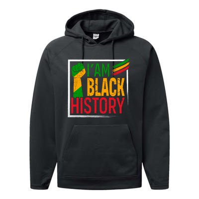 IM Black History Pride Graphic Performance Fleece Hoodie