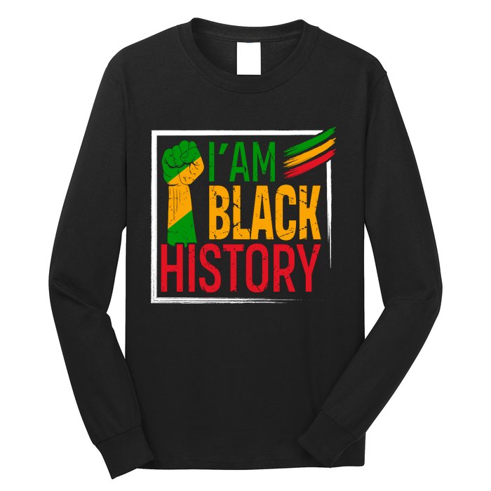 IM Black History Pride Graphic Long Sleeve Shirt