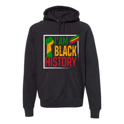 IM Black History Pride Graphic Premium Hoodie