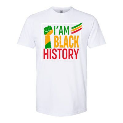 IM Black History Pride Graphic Softstyle CVC T-Shirt