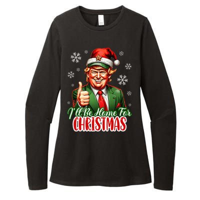 Ill Be Home For Christmas Trump 2024 Womens CVC Long Sleeve Shirt