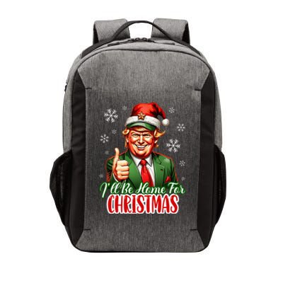 Ill Be Home For Christmas Trump 2024 Vector Backpack