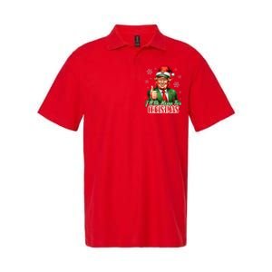 Ill Be Home For Christmas Trump 2024 Softstyle Adult Sport Polo