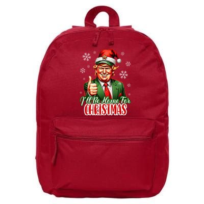 Ill Be Home For Christmas Trump 2024 16 in Basic Backpack