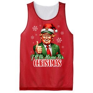 Ill Be Home For Christmas Trump 2024 Mesh Reversible Basketball Jersey Tank