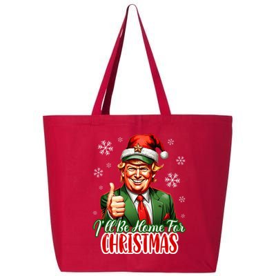 Ill Be Home For Christmas Trump 2024 25L Jumbo Tote