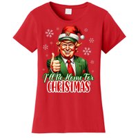 Ill Be Home For Christmas Trump 2024 Women's T-Shirt