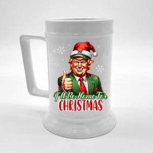 Ill Be Home For Christmas Trump 2024 Beer Stein