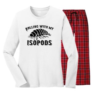 Isopod Breeding Hobby Enthusiast Women's Long Sleeve Flannel Pajama Set 