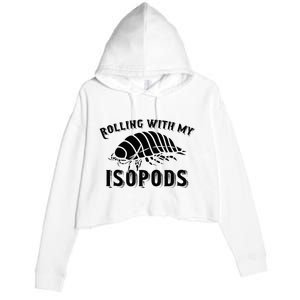 Isopod Breeding Hobby Enthusiast Crop Fleece Hoodie