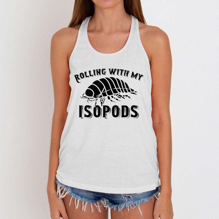 Isopod Breeding Hobby Enthusiast Women's Knotted Racerback Tank