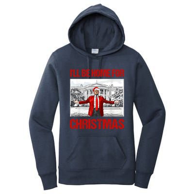 ILl Be Home For Christmas Santa Funny Xmas Pajamas Great Gift Women's Pullover Hoodie