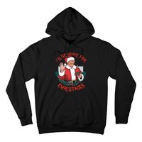 ILl Be Home For Christmas Trump Santa Ugly Pajamas Humor Hoodie