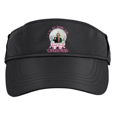 ILl Be Home For Christmas Trump Xmas 2024 Adult Drive Performance Visor