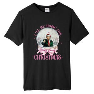 ILl Be Home For Christmas Trump Xmas 2024 Tall Fusion ChromaSoft Performance T-Shirt