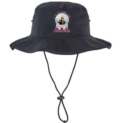 ILl Be Home For Christmas Trump Xmas 2024 Legacy Cool Fit Booney Bucket Hat