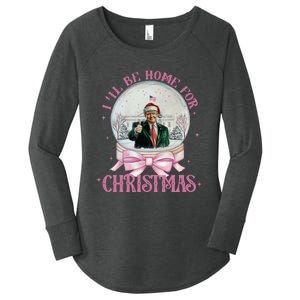 ILl Be Home For Christmas Trump Xmas 2024 Women's Perfect Tri Tunic Long Sleeve Shirt