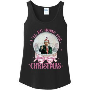 ILl Be Home For Christmas Trump Xmas 2024 Ladies Essential Tank