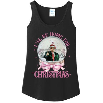 ILl Be Home For Christmas Trump Xmas 2024 Ladies Essential Tank