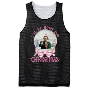 ILl Be Home For Christmas Trump Xmas 2024 Mesh Reversible Basketball Jersey Tank