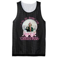 ILl Be Home For Christmas Trump Xmas 2024 Mesh Reversible Basketball Jersey Tank