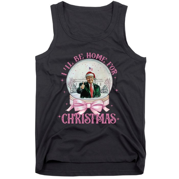 ILl Be Home For Christmas Trump Xmas 2024 Tank Top