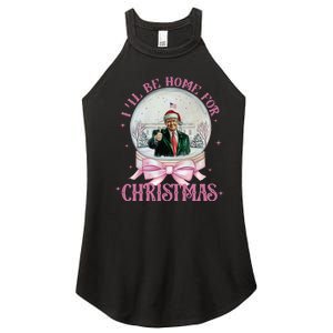 ILl Be Home For Christmas Trump Xmas 2024 Women's Perfect Tri Rocker Tank