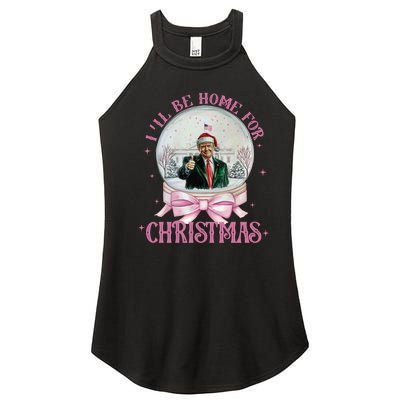 ILl Be Home For Christmas Trump Xmas 2024 Women's Perfect Tri Rocker Tank